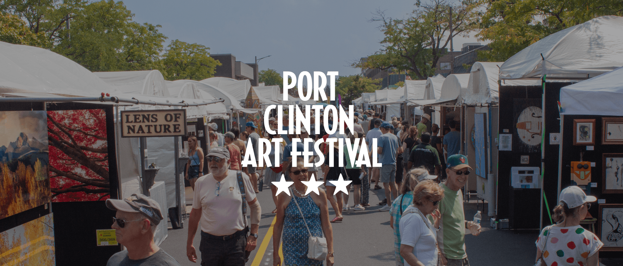 Port Clinton Art Festival 2025 event banner