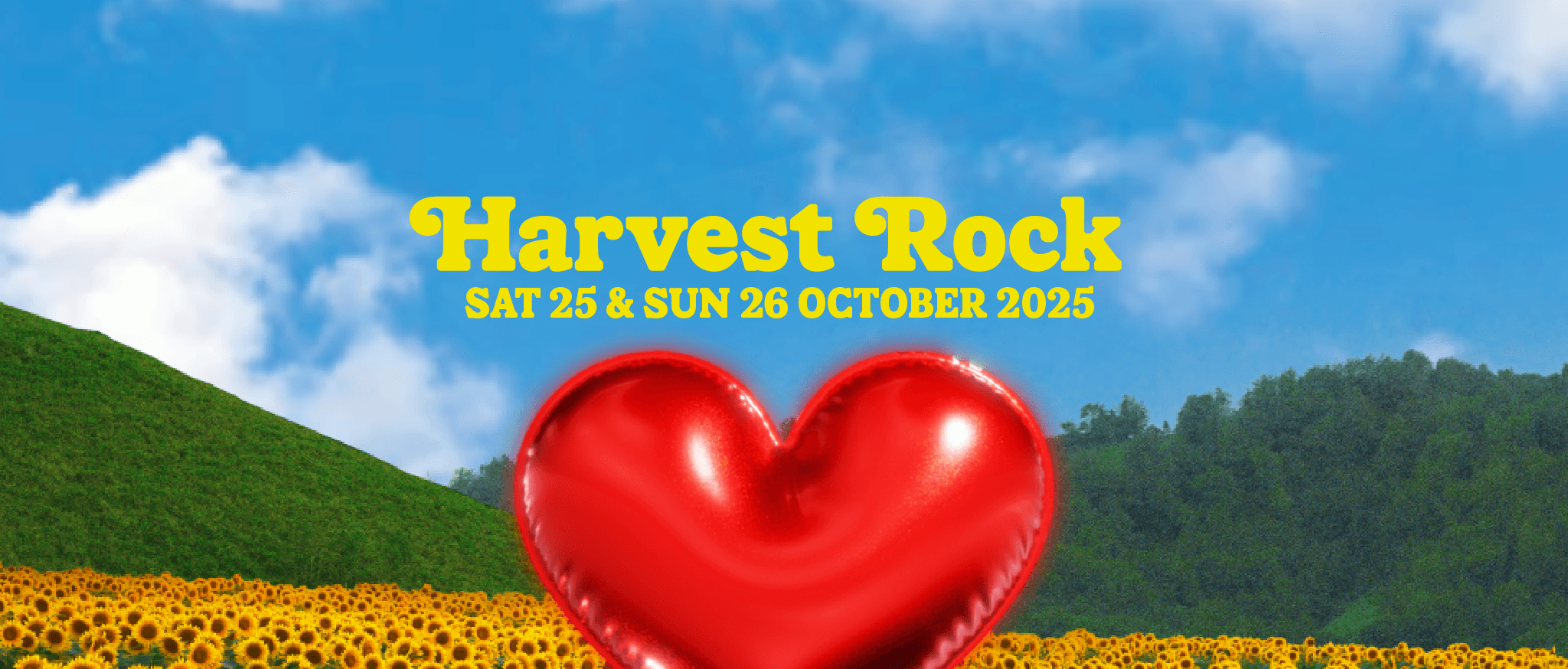 Harvest Rock event banner
