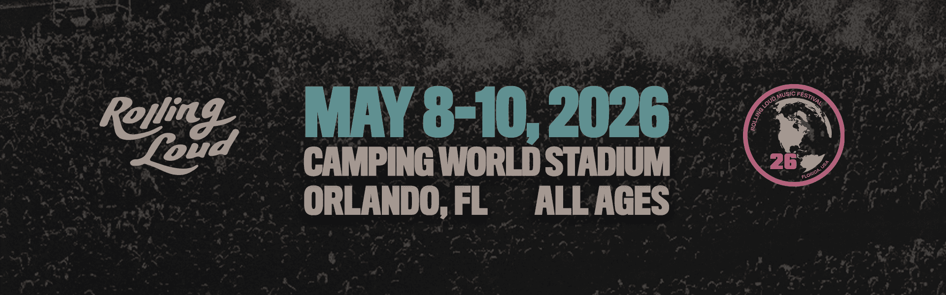Rolling Loud Orlando 2026 event banner