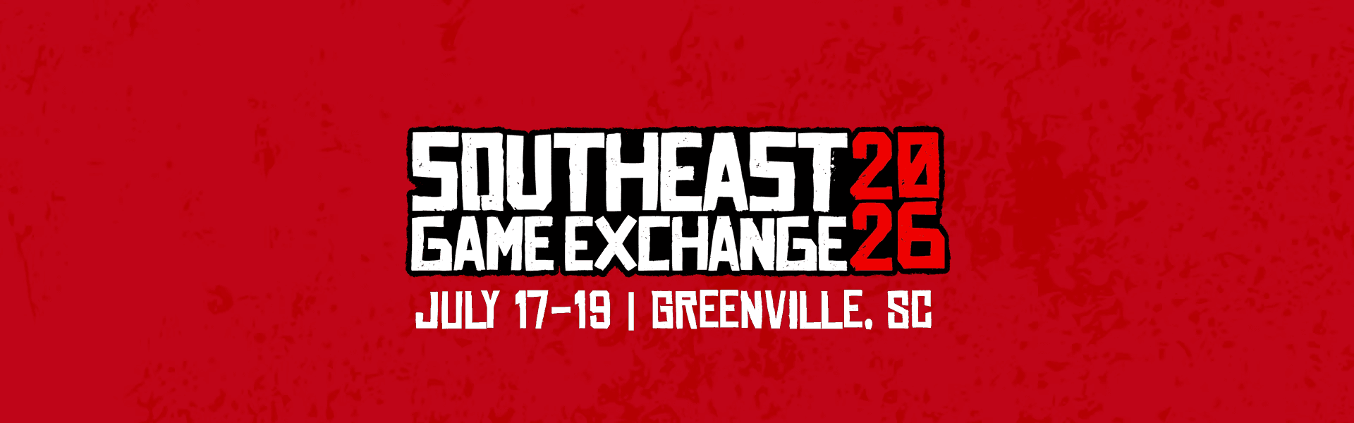 Southeast Game Exchange 2026 event banner