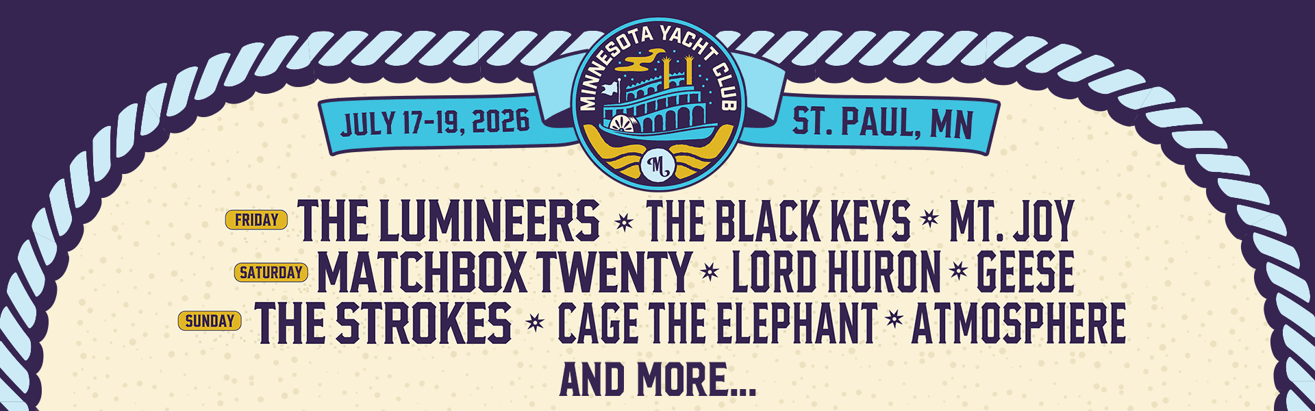 Minnesota Yacht Club 2026  event banner