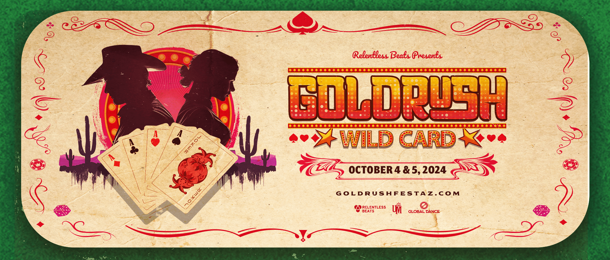 Goldrush Music Festival 24'  event banner