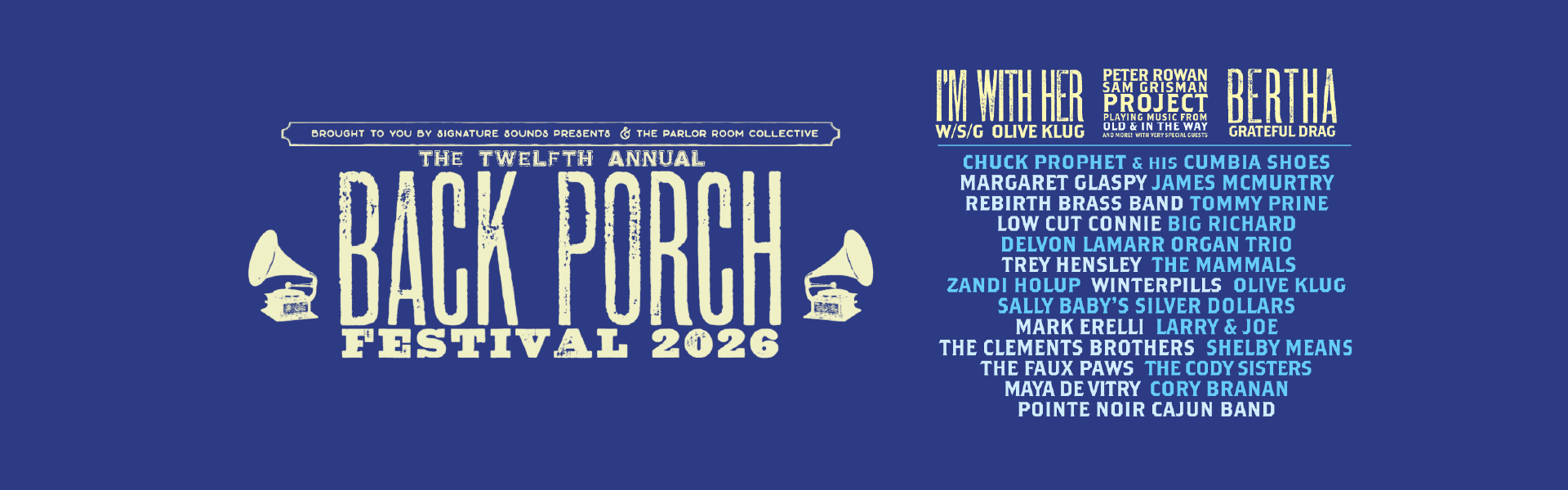 Back Porch Festival 2026 event banner