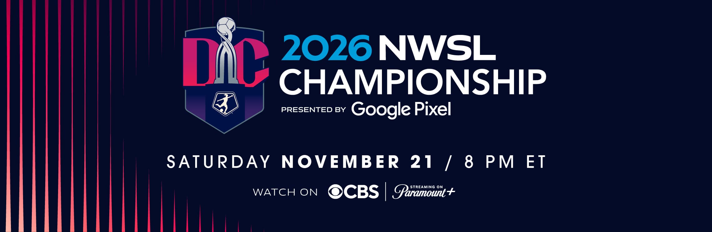 2026 NWSL Championship event banner
