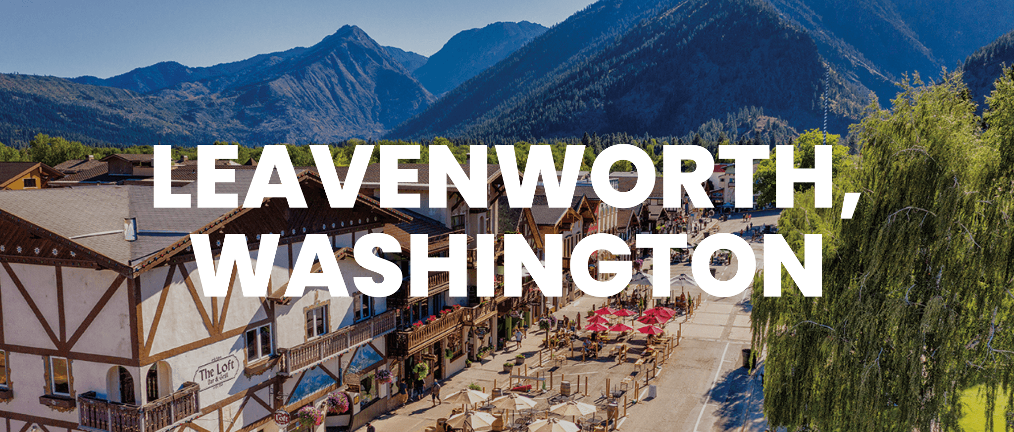 Leavenworth, Washington event banner