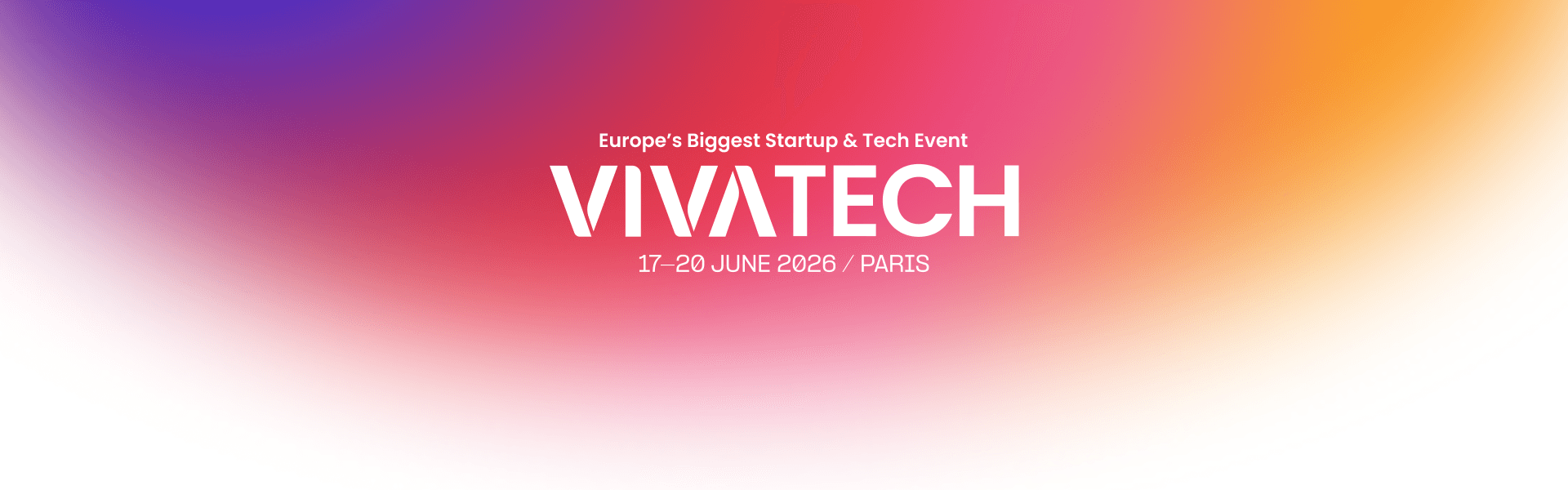 VivaTechnology 2026 event banner