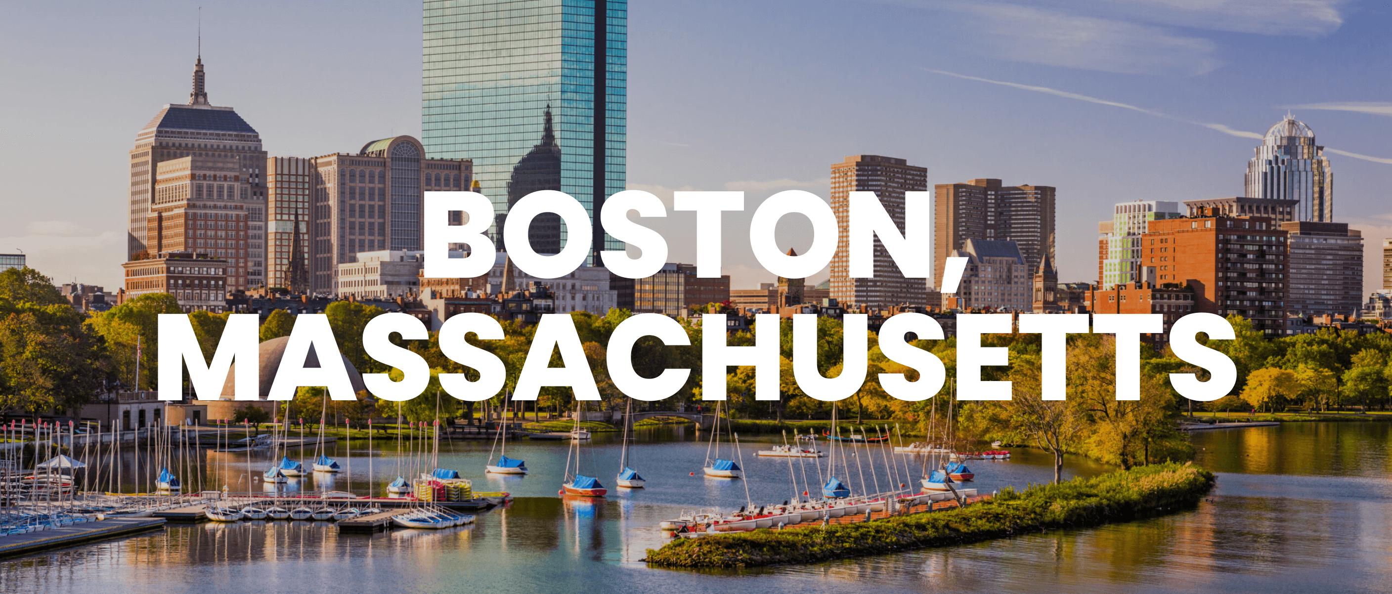 Boston, Massachusetts event banner