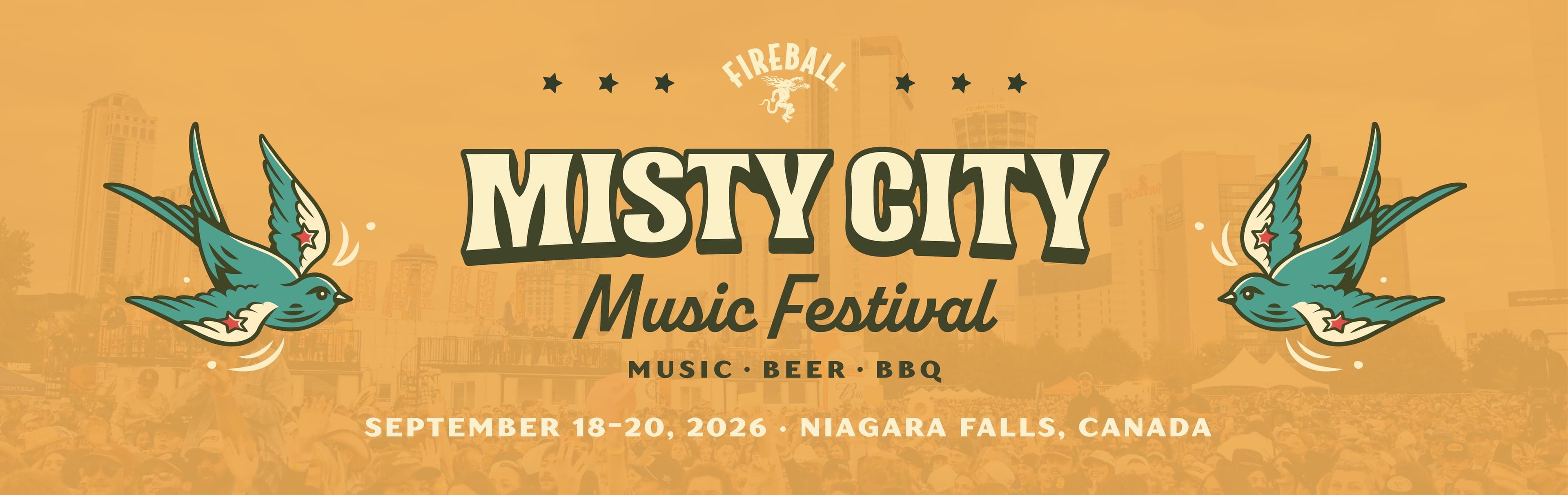 Misty City Music Festival 2026 event banner