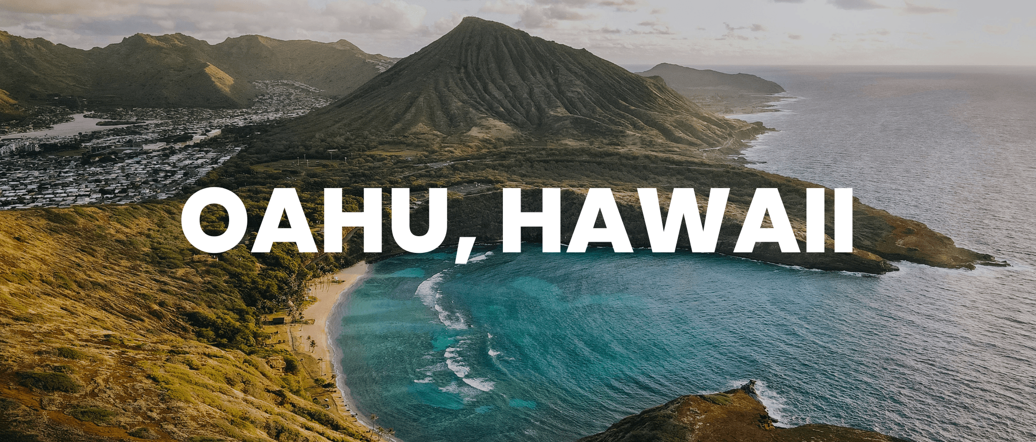 Oahu, Hawaii event banner