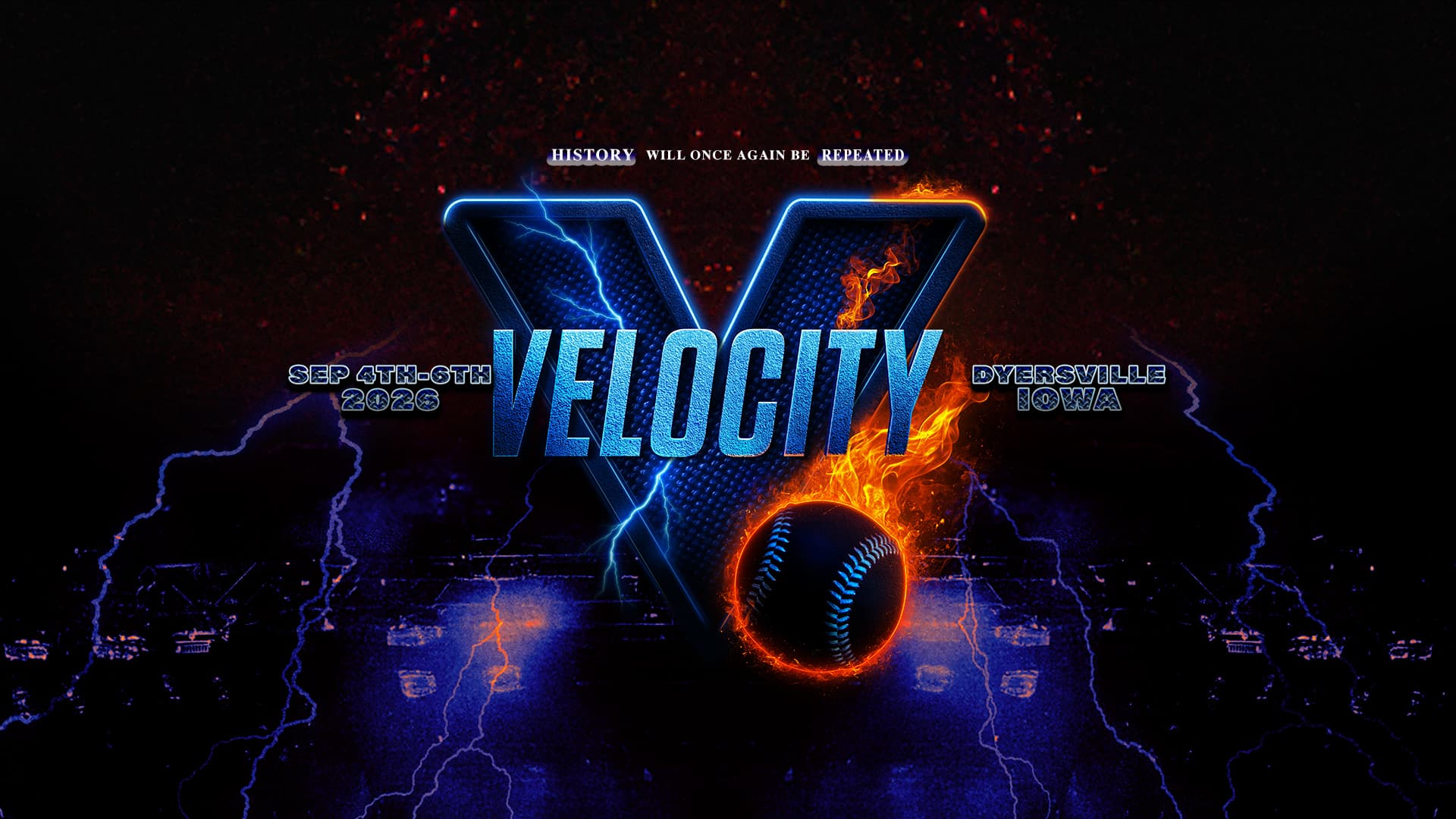 Velocity at Field Of Dreams 2026 event banner
