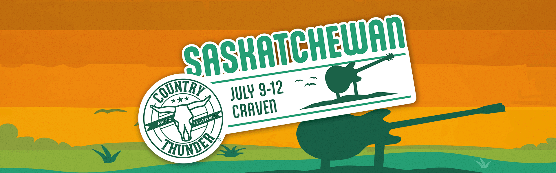 Country Thunder Saskatchewan 2026 event banner