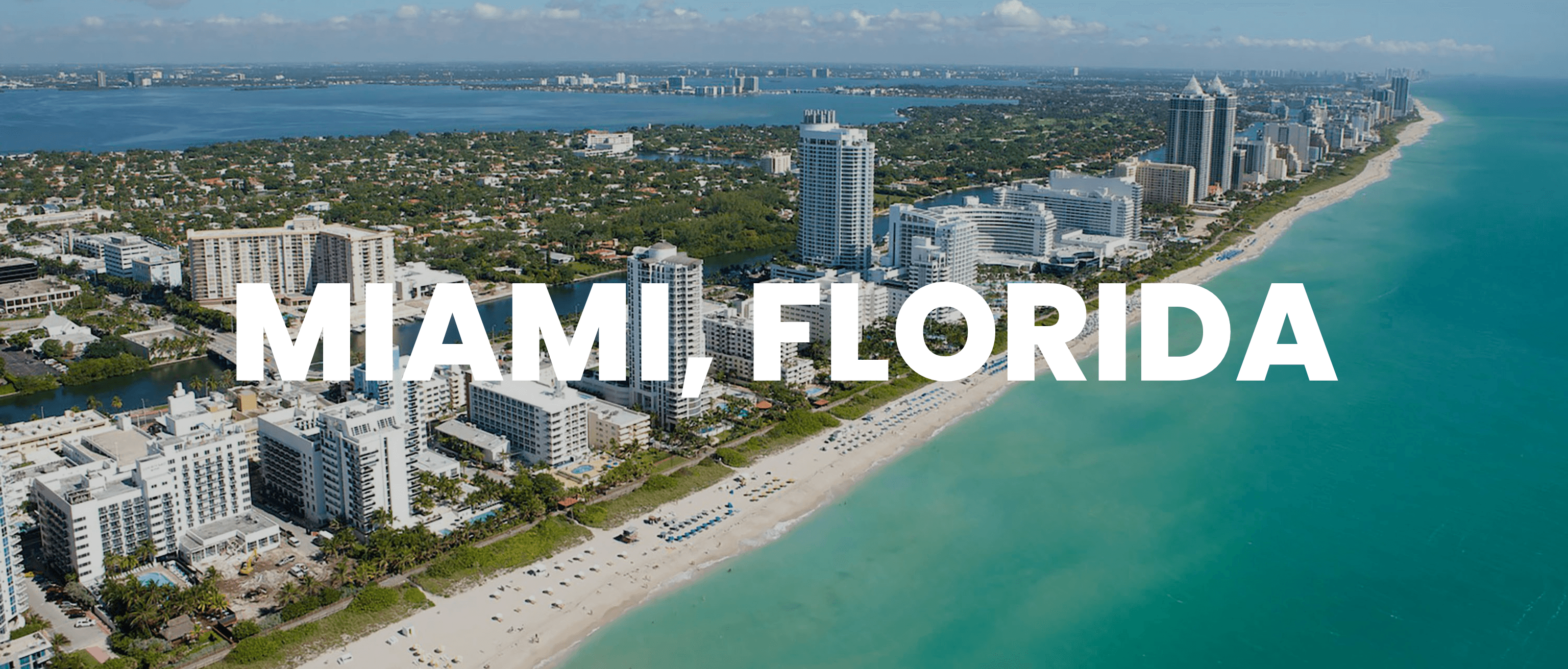 Miami, Florida event banner