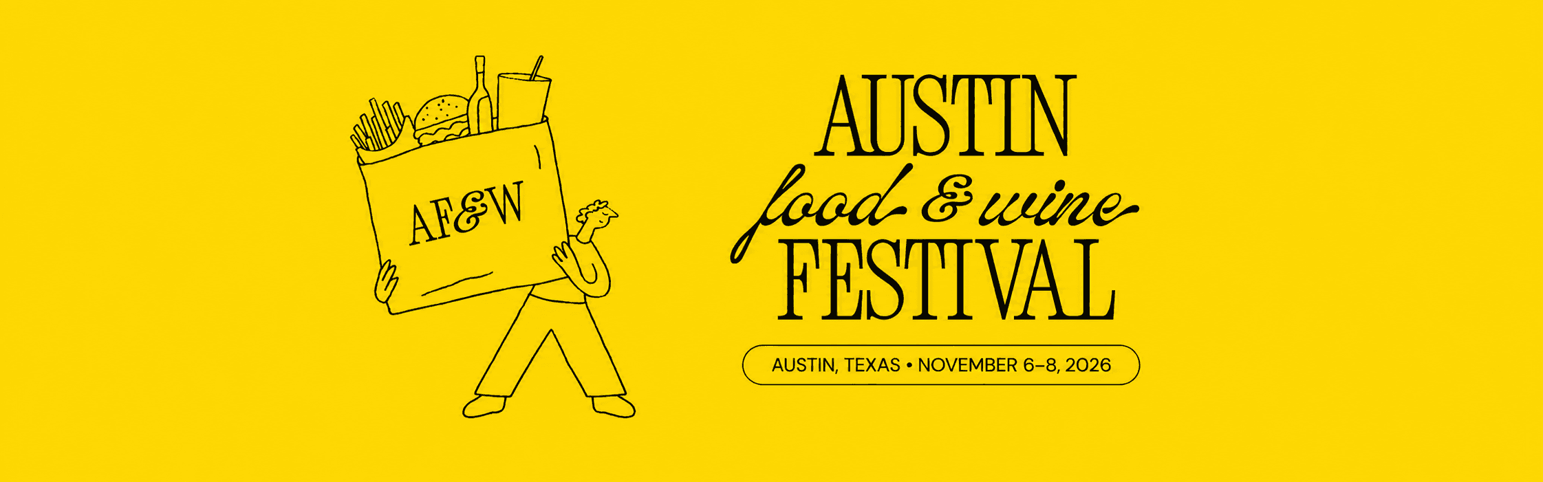 Austin Food & Wine Festival 2026 event banner