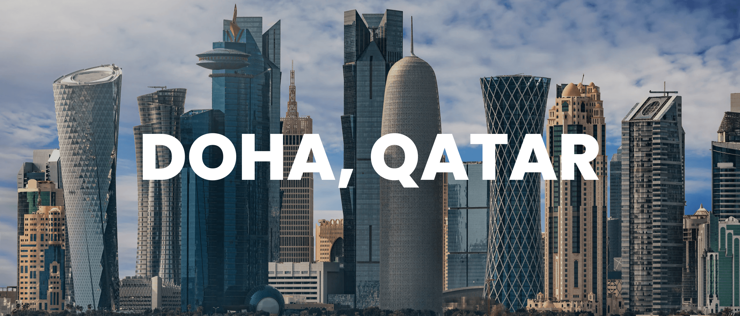 Doha, Qatar event banner