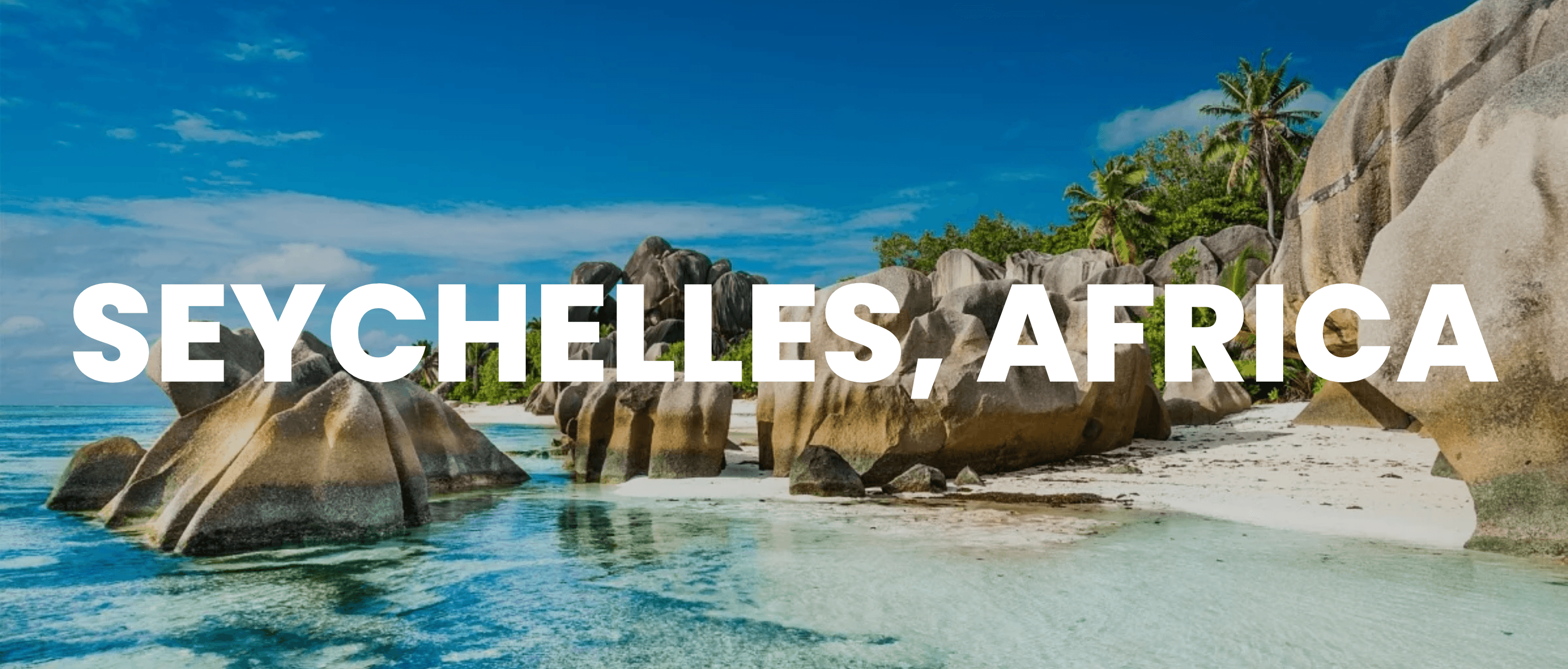 Seychelles, Africa event banner