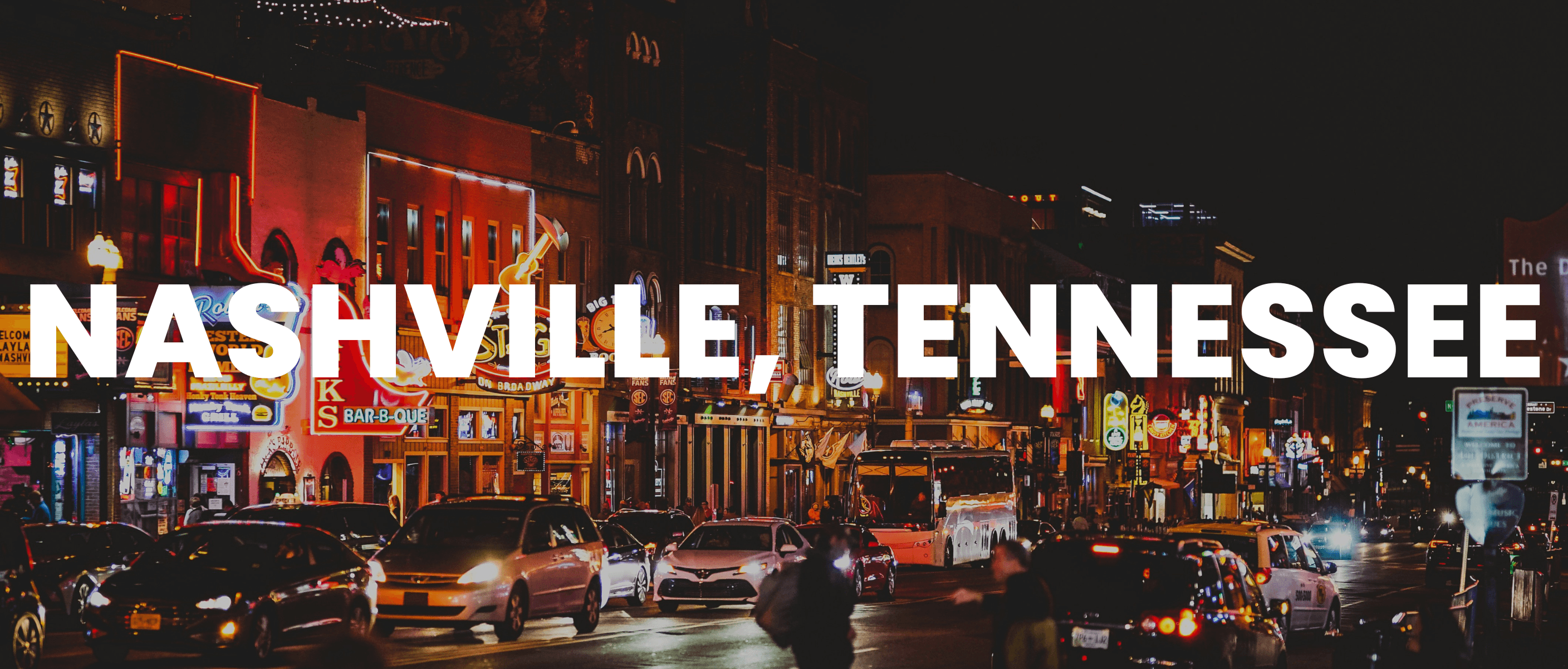 Nashville, Tennessee event banner