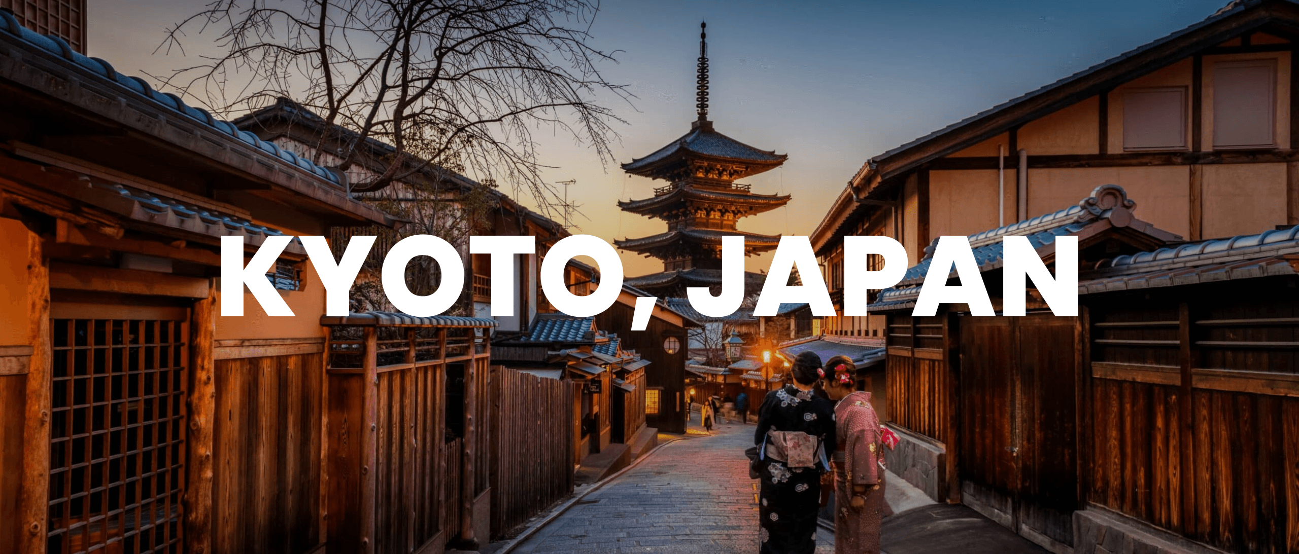 Kyoto, Japan event banner