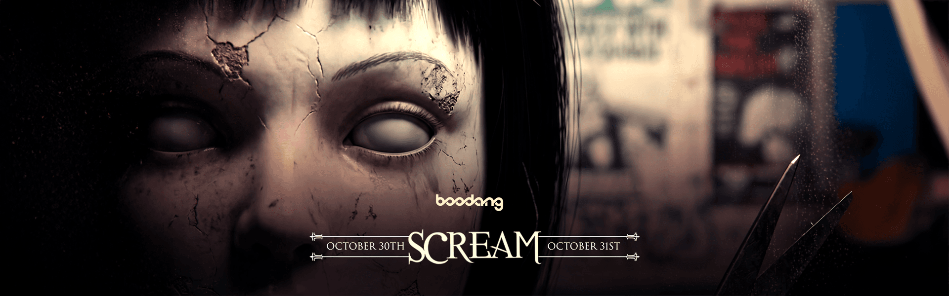 SCREAM Halloween 2026 event banner