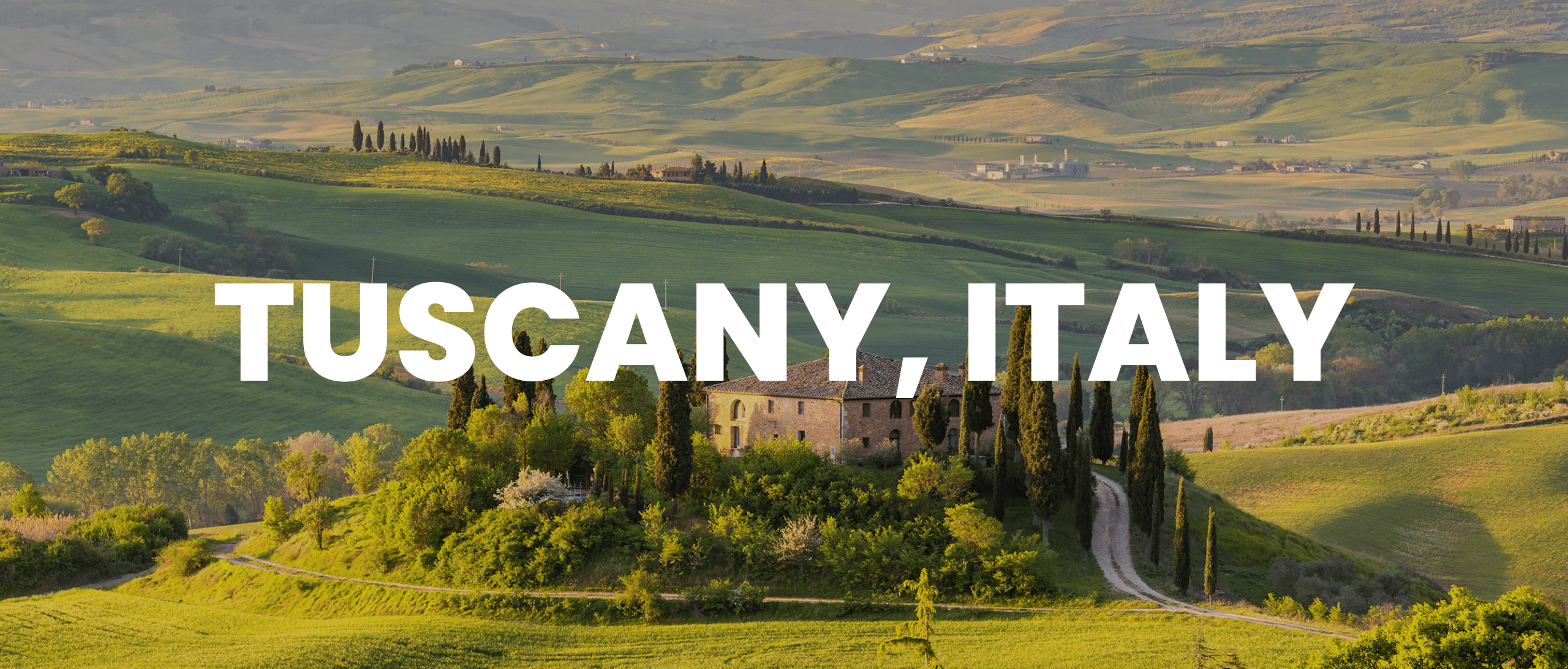 Tuscany, Italy event banner