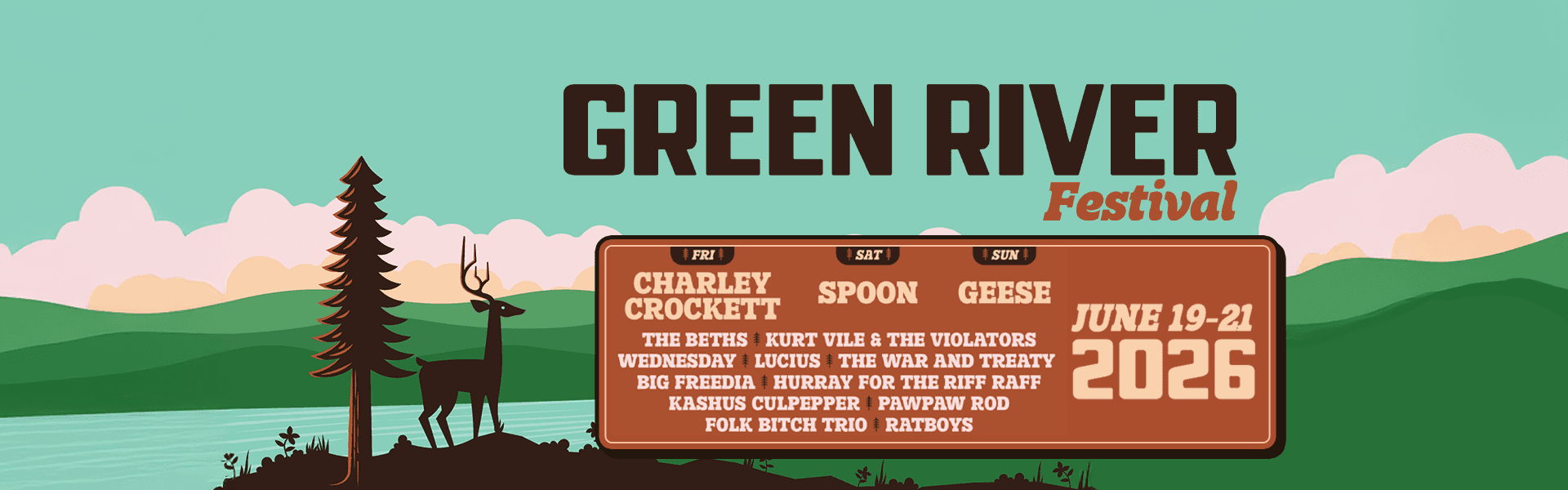 Green River Festival 2026 event banner