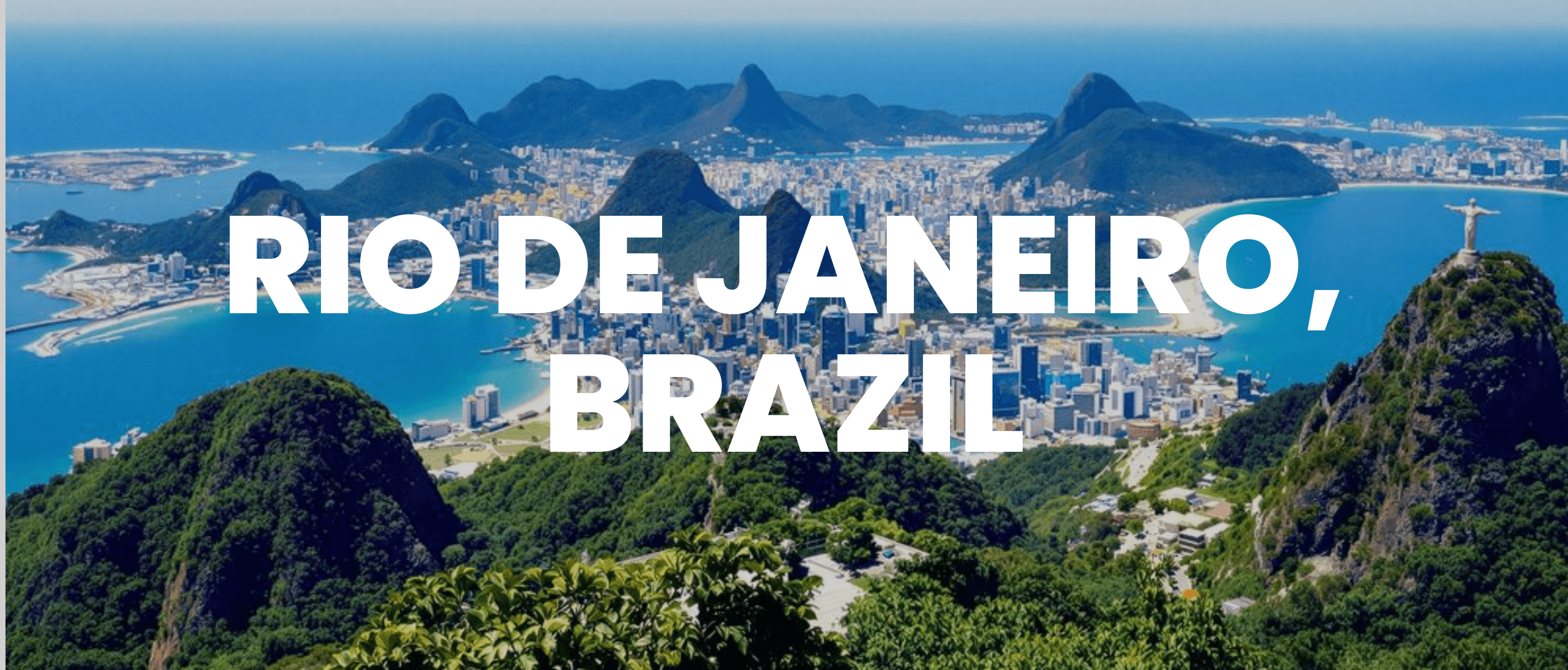 Rio de Janeiro, Brazil event banner
