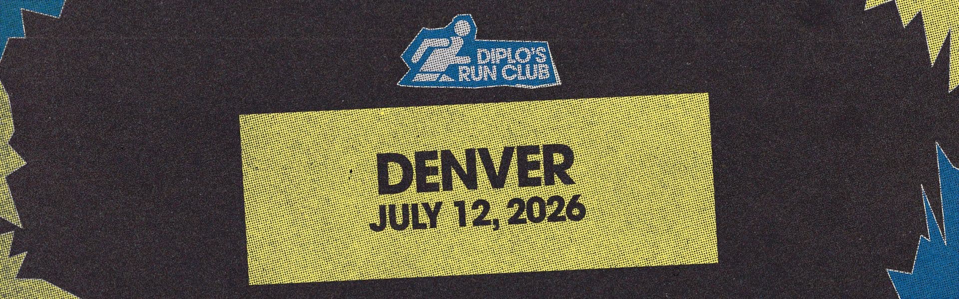 Diplo Run Club Denver 2026 event banner
